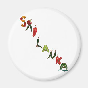 Sri Lanka Chilli Peppers Magnet