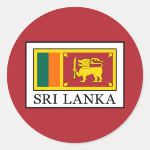 Sri Lanka Classic Round Sticker