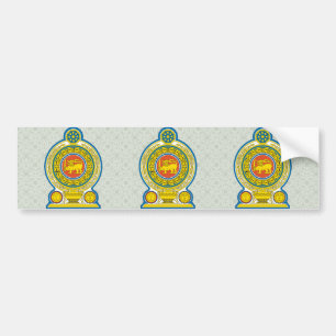 Sri Lanka Coat of Arms detail Bumper Sticker