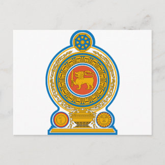 Sri Lanka Coat of Arms Postcard