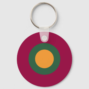 Sri Lanka country roundel flag symbol army aviatio Key Ring
