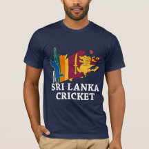 Sri Lanka Cricket Flag Brush Stroke Gift