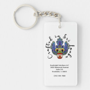 Sri Lanka devil mask Key Ring