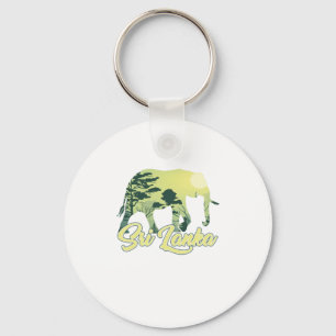 Sri Lanka Elephant Nature Lover Traveller Gift Key Ring