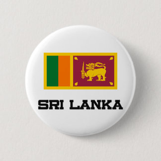 Sri Lanka Flag 6 Cm Round Badge