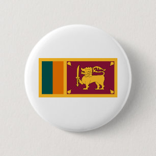 Sri Lanka Flag 6 Cm Round Badge