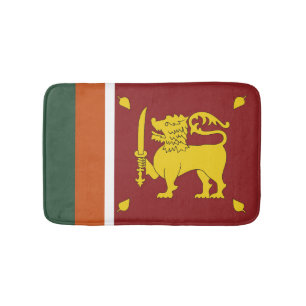 Sri Lanka flag Bath Mat