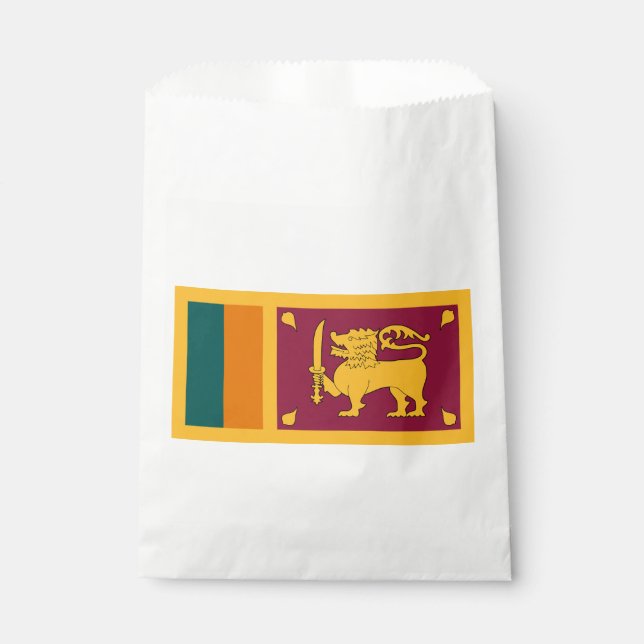 Sri Lanka Flag Favour Bags (Front)