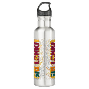 Sri Lanka Flag Gorgeous Patriotic 710 Ml Water Bottle