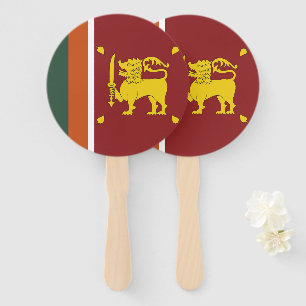 Sri Lanka flag Hand Fan
