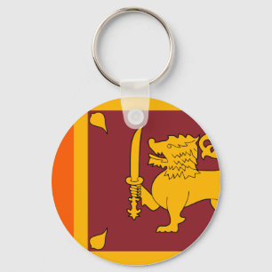 Sri Lanka Flag Key Ring
