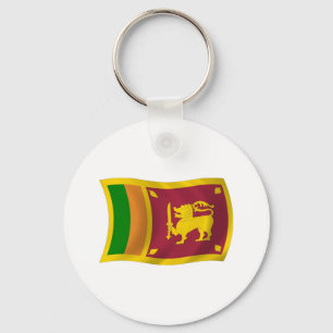 Sri Lanka Flag Keychain