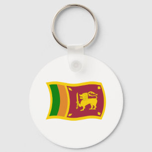 Sri Lanka Flag Keychain