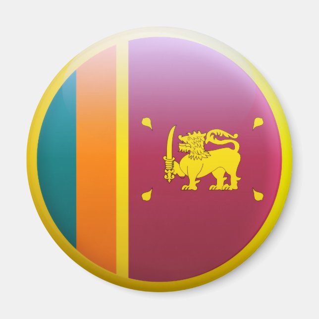 Sri Lanka Flag Magnet (Front)