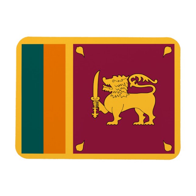Sri Lanka Flag Magnet (Horizontal)
