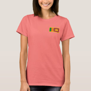 Sri Lanka Flag + Map T-Shirt