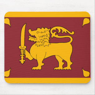 Sri Lanka Flag Mouse Mat