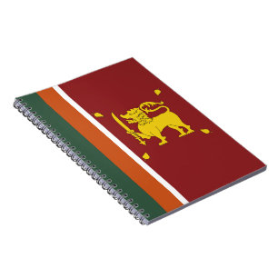Sri Lanka flag Notebook