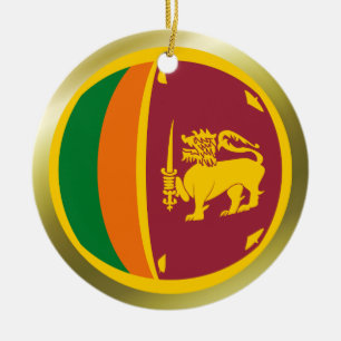 Sri Lanka Flag Ornament
