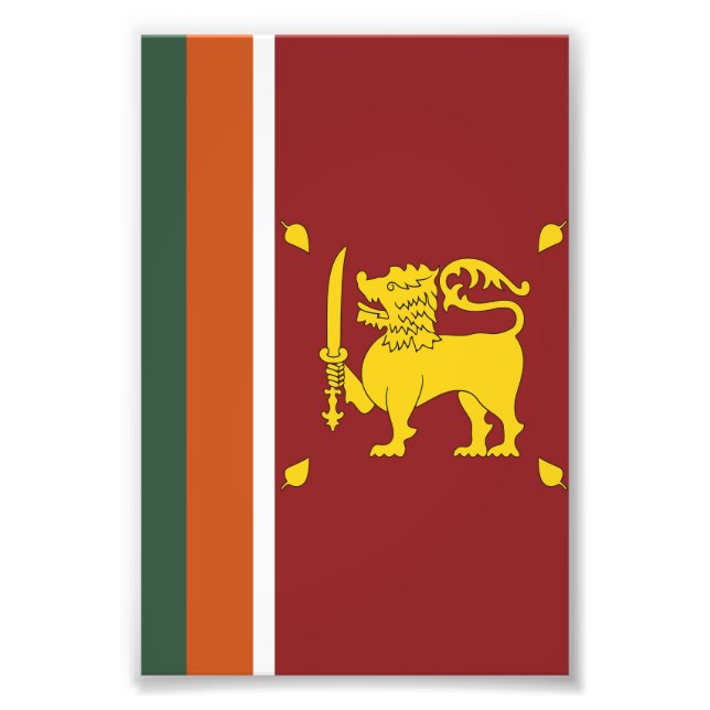 Sri Lanka flag Photo Print (Front)