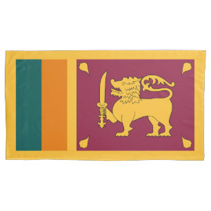 Sri Lanka Flag Pillowcase