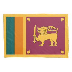 Sri Lanka Flag Pillowcase
