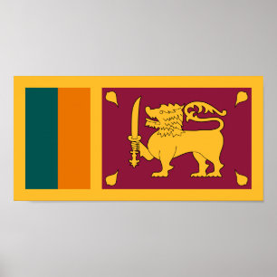 Sri Lanka Flag Poster
