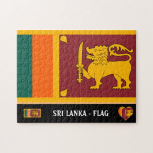 Sri Lanka Flag & Sri Lanka country / Sri Lanka Jigsaw Puzzle