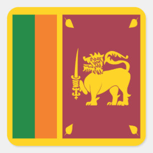 Sri Lanka Flag Sticker