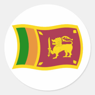 Sri Lanka Flag Sticker
