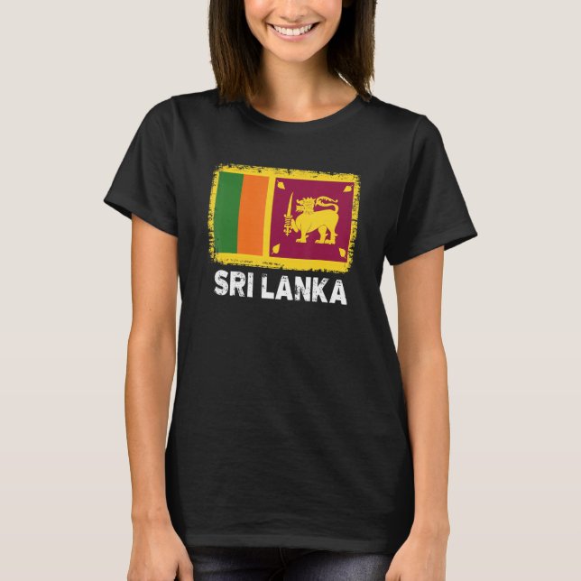 Sri Lanka Flag   Support Sri Lankan People Women M T-Shirt (Front)