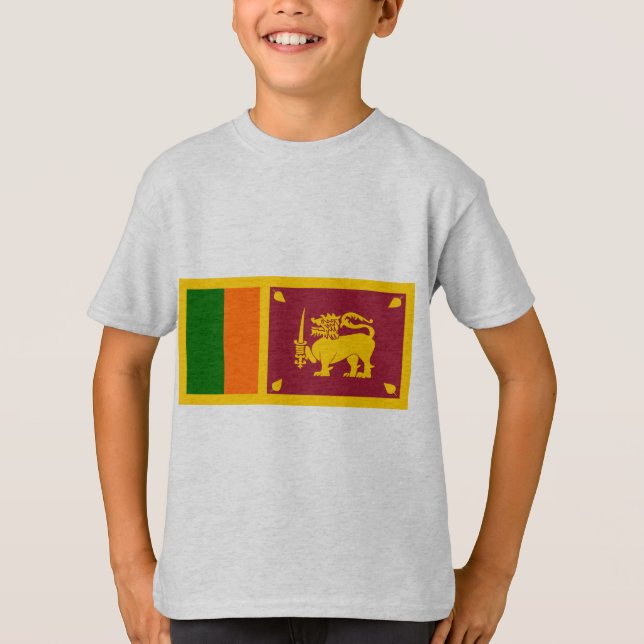Sri Lanka Flag T-Shirt (Front)