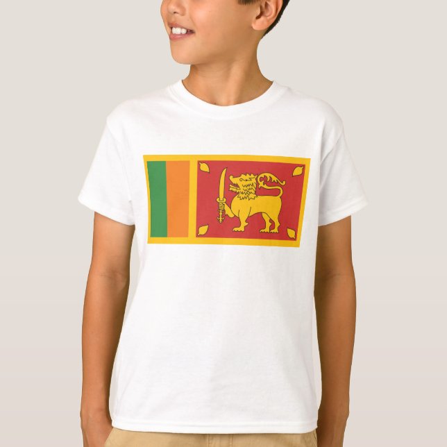 Sri Lanka Flag T-Shirt (Front)