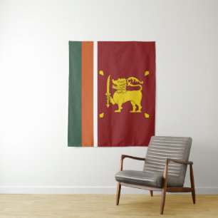 Sri Lanka flag Tapestry