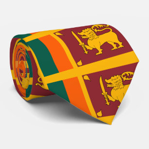 Sri Lanka flag Tie