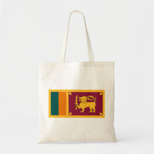 Sri Lanka Flag Tote Bag