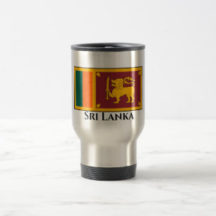 Sri Lanka Flag Travel Mug