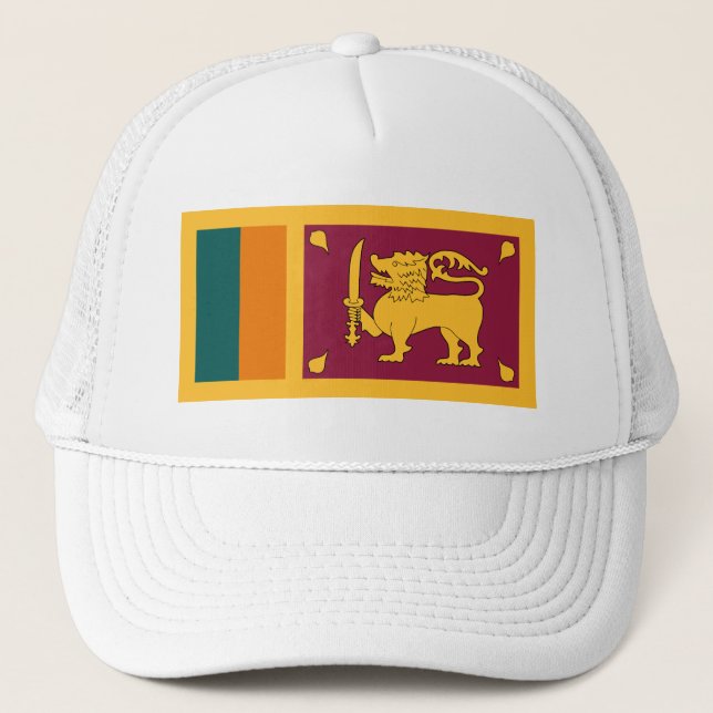 Sri Lanka Flag Trucker Hat (Front)