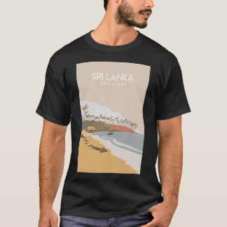 Sri Lanka Hikkaduwa Travel Poster T-Shirt