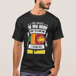 Sri Lanka In My Head T-Shirt