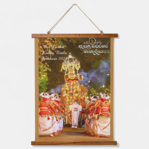 Sri Lanka Kandy Esala Perahera 2021  Hanging Tapestry