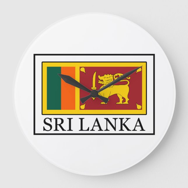 Sri Lanka Large Clock (Front)