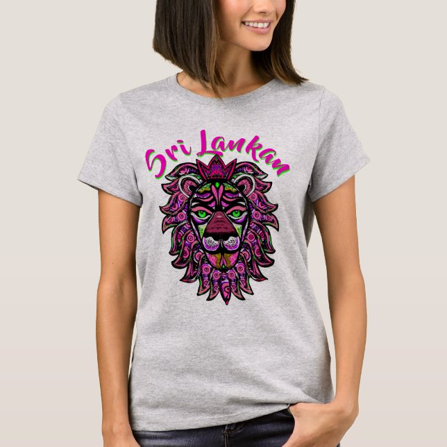 Sri Lanka Lion T-Shirt (Front)