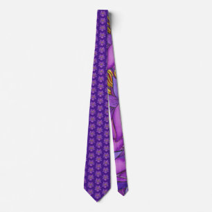 Sri Lanka Lotus Flower Painting Tie