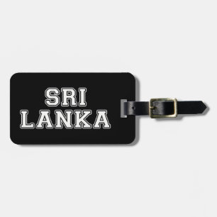 Sri Lanka Luggage Tag