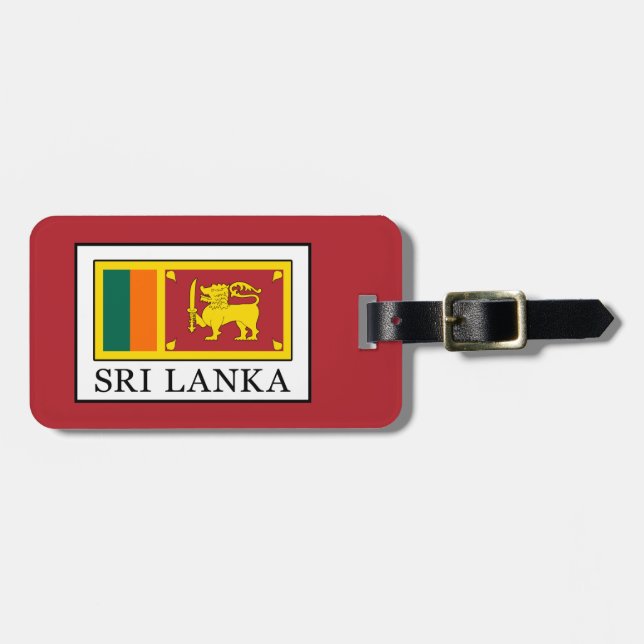 Sri Lanka Luggage Tag (Front Horizontal)