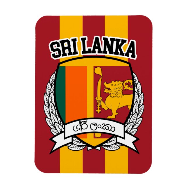 Sri Lanka Magnet (Vertical)