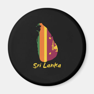 Sri Lanka Map Proud Sri Lankan Asia Gift Magnet