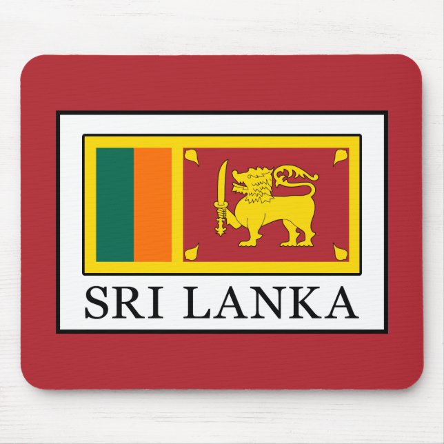 Sri Lanka Mouse Mat (Front)