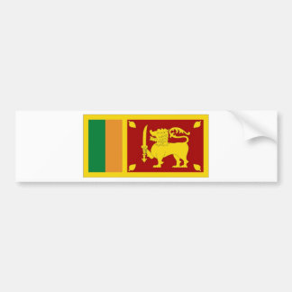 Sri Lanka National Flag Bumper Sticker
